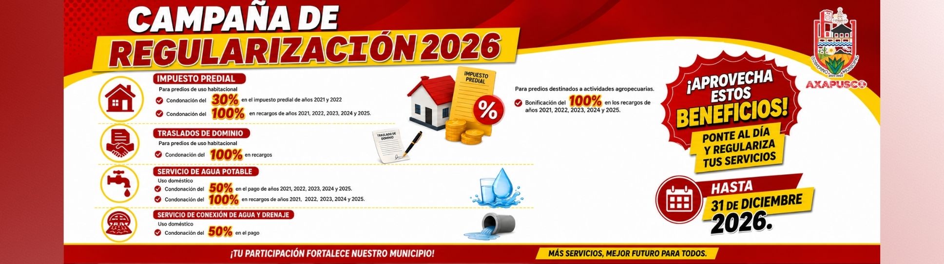 Campaña de regularización 2026